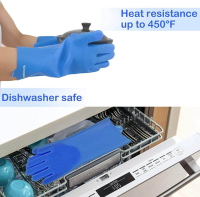 Durable Pet Grooming Gloves – The Ultimate 5-Finger Massage & Bathing Tool! 🐾 - Aussie Pets Store