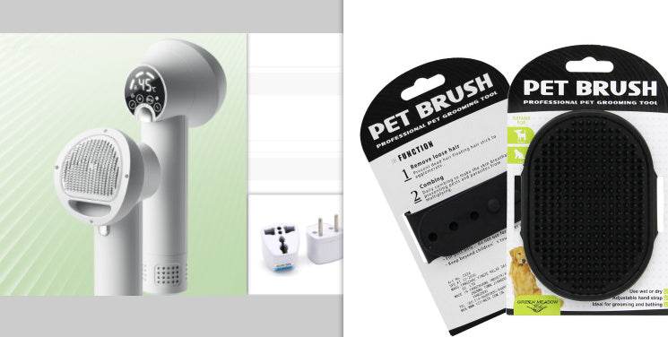 Smart Pet Hair Dryer Dog Golden Retriever Cat Grooming Hairdressing Blow & Comb Silent No Harm Pet Cleaning Supplies Pet Products - Aussie Pets Store