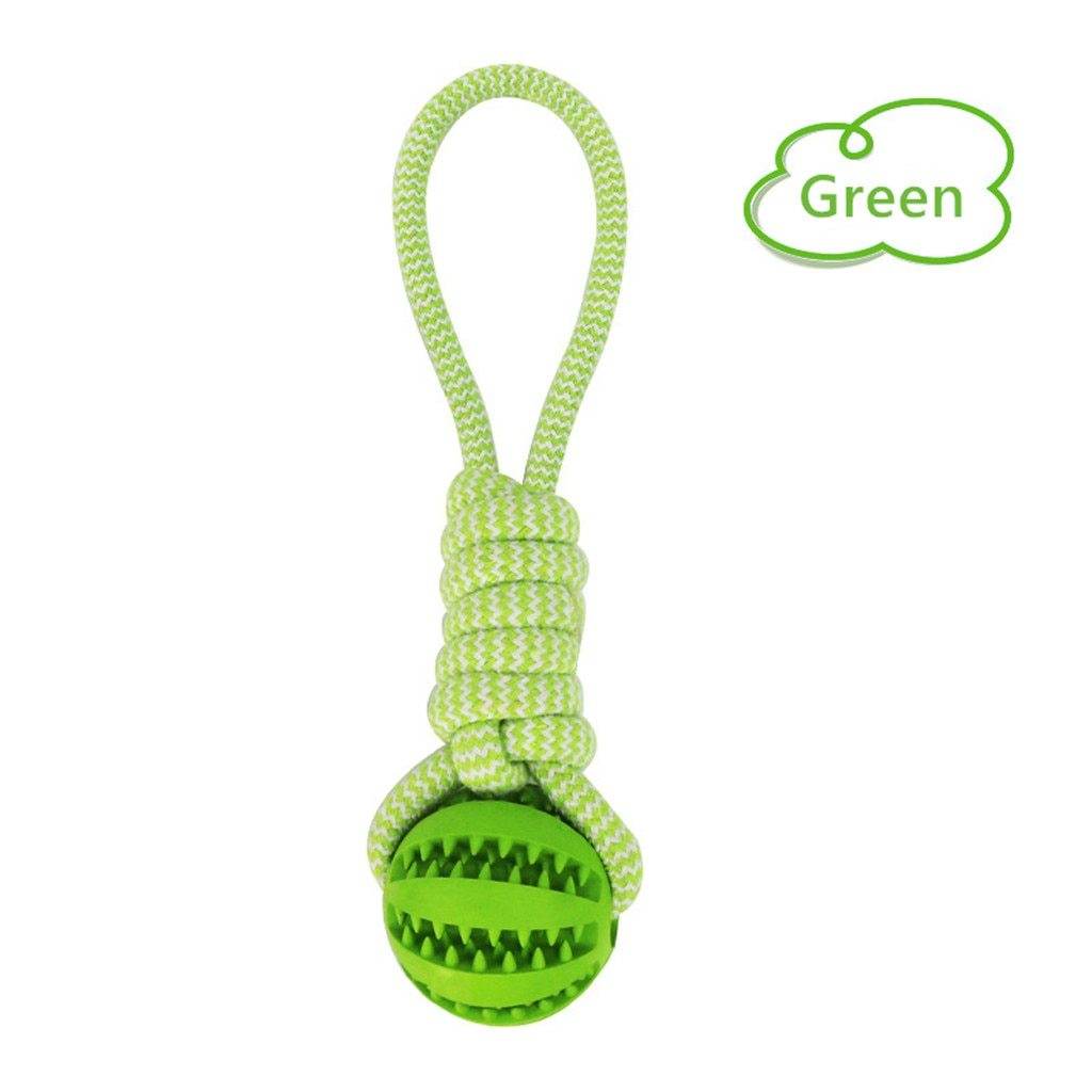 Interactive Dog Toy Balls – Treat & Chew Rope Rubber Balls 🐾 - Aussie Pets Store