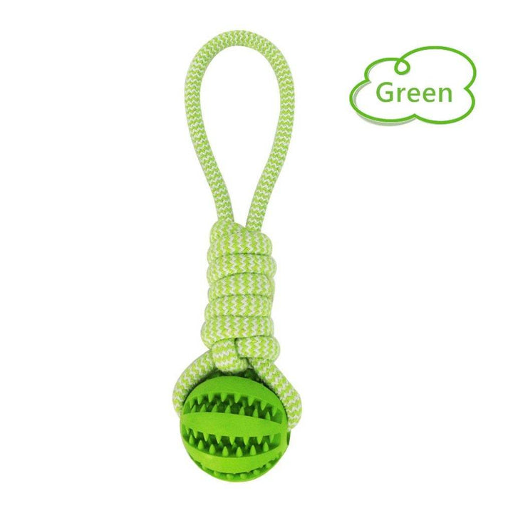 Interactive Dog Toy Balls – Treat & Chew Rope Rubber Balls 🐾 - Aussie Pets Store