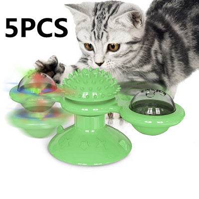 Cat Rotating Windmill Multi-Function Toy - Aussie Pets Store