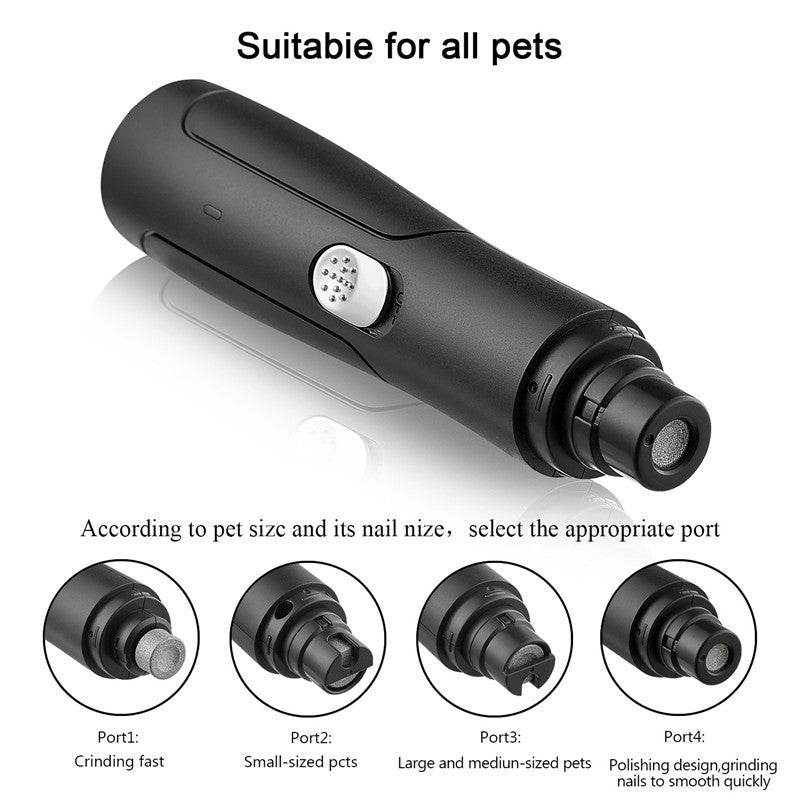 Rechargeable USB Pet Automatic Nail Grinder – Effortless Pet Grooming! 🐾 - Aussie Pets Store