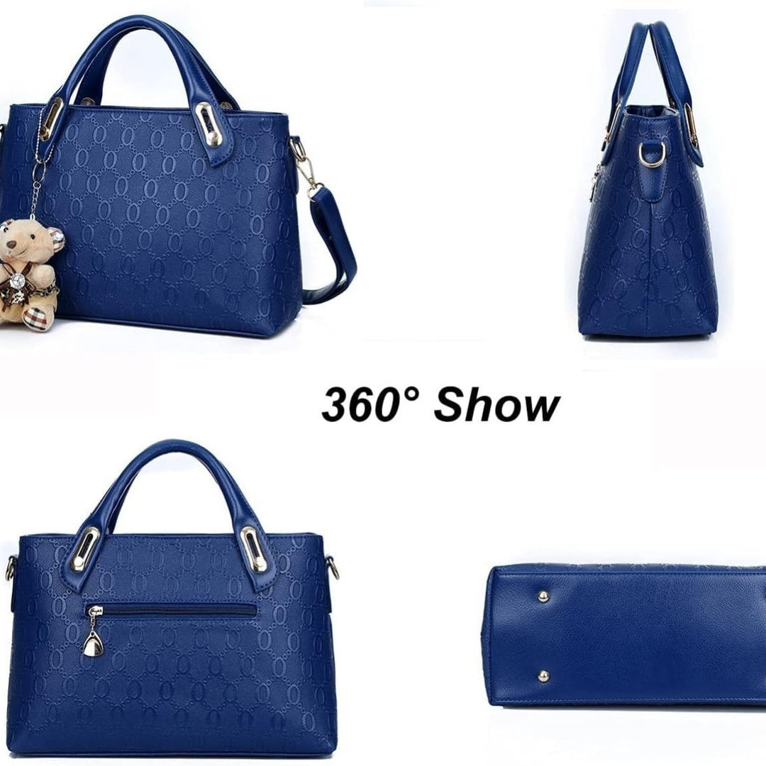 Leather Handbag Set