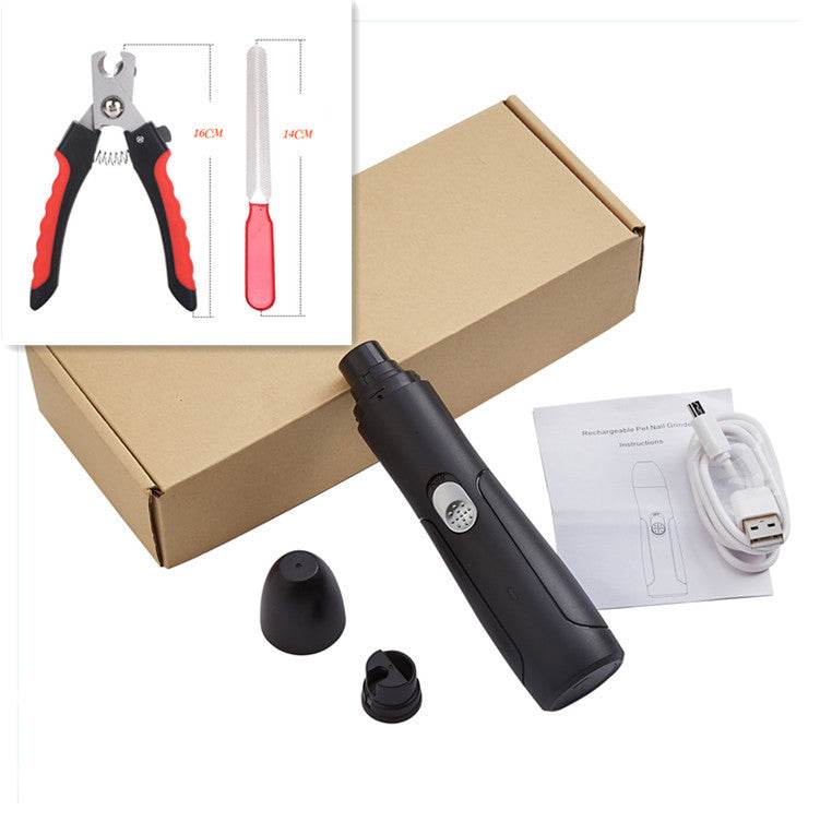 Rechargeable USB Pet Automatic Nail Grinder – Effortless Pet Grooming! 🐾 - Aussie Pets Store