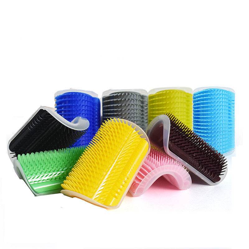 Self-Grooming Pet Corner Brush 🐱✨ - Aussie Pets Store