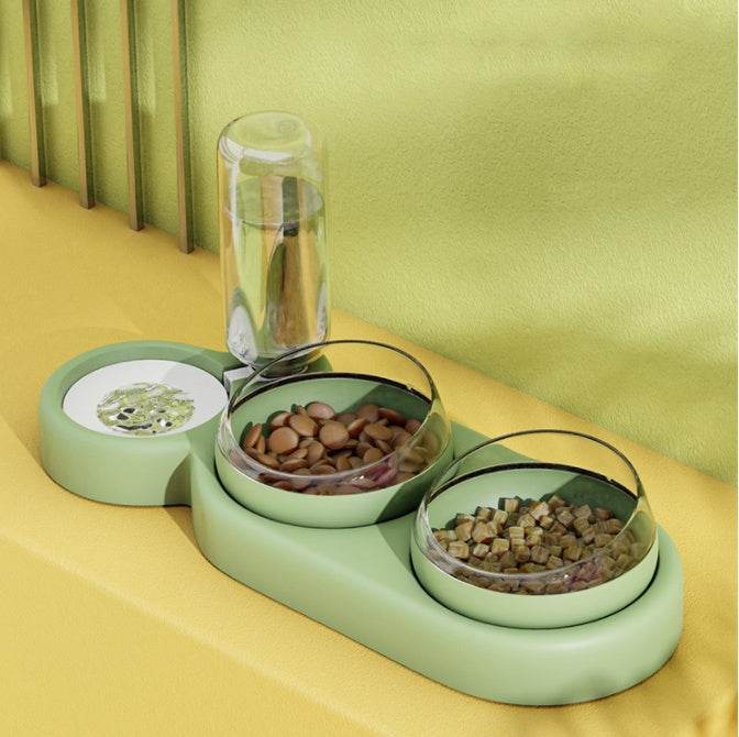 Pet Cat & Dog Bowl – Automatic Feeder with Water Fountain - Aussie Pets Store