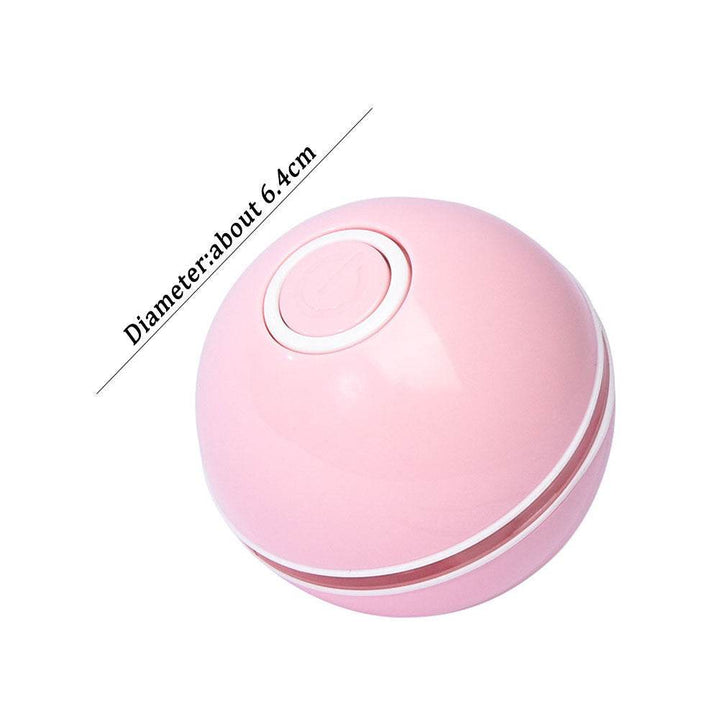 Colorful Smart Interactive Cat Toy – 360° LED Rotating Ball 🎾✨ - Aussie Pets Store