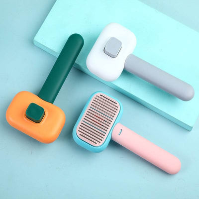 Pet Hair Brush & Massage Comb – Tangle-Free Grooming for Cats & Dogs - Aussie Pets Store