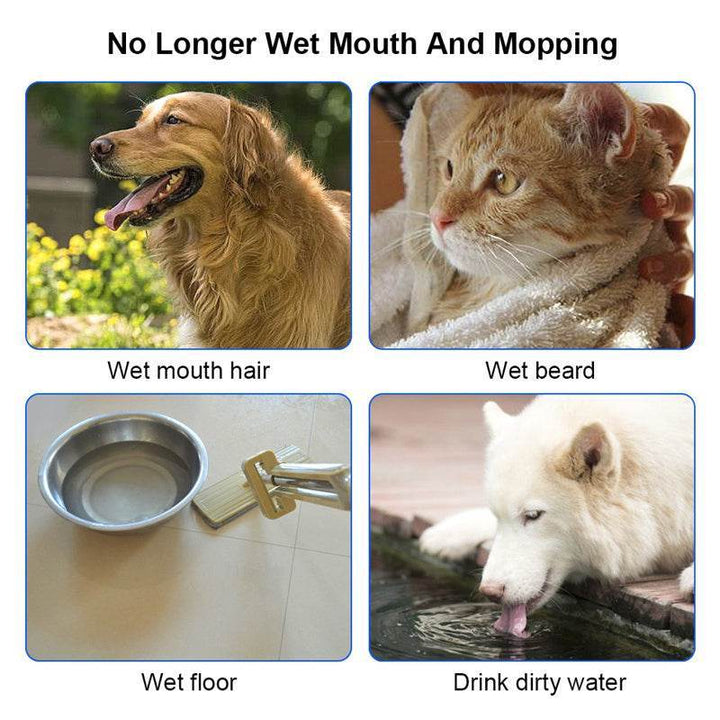 1.5L Cat Dog Water Bowl Carried Floating Bowl Anti-Overflow Slow Water Feeder Dispenser Pet Fountain ABS&PP Dog Supplies - Aussie Pets Store