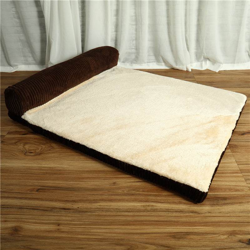 Corduroy Pet Sofa – Cozy & Supportive Dog Bed - Aussie Pets Store
