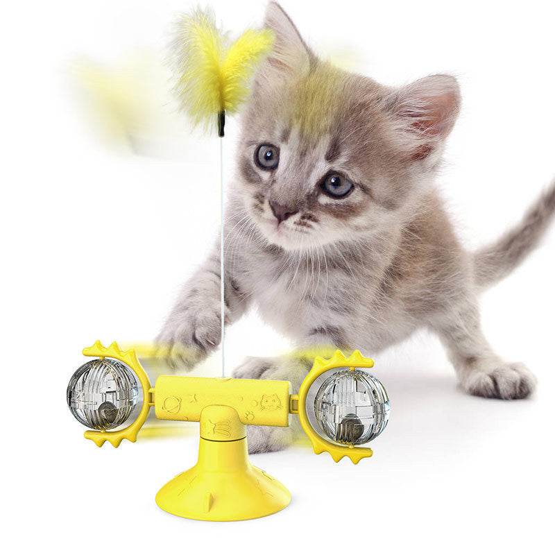 Cat Rotating Windmill Multi-Function Toy - Aussie Pets Store
