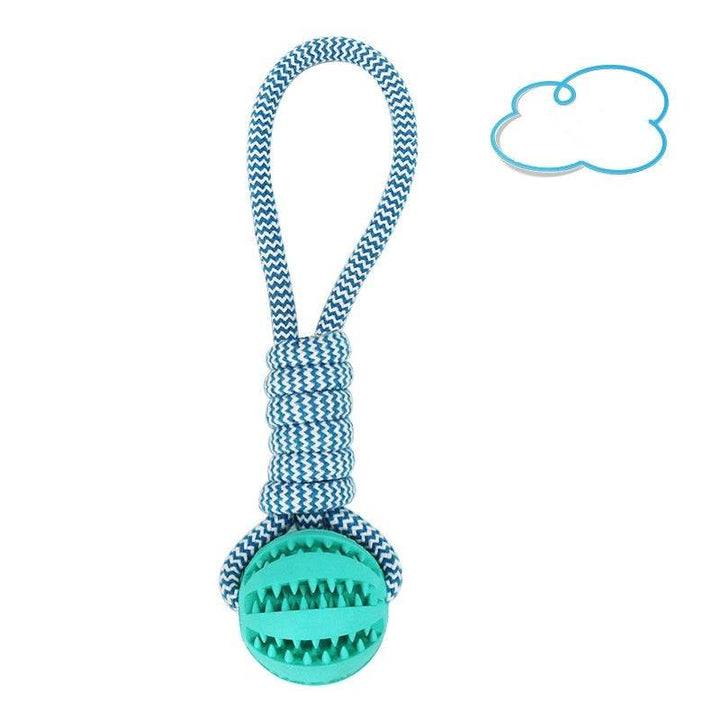 Interactive Dog Toy Balls – Treat & Chew Rope Rubber Balls 🐾 - Aussie Pets Store