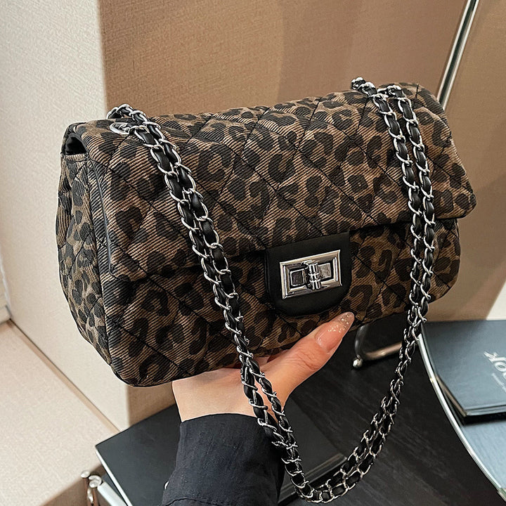 Leopard Print Crossbody Bag&nbsp;