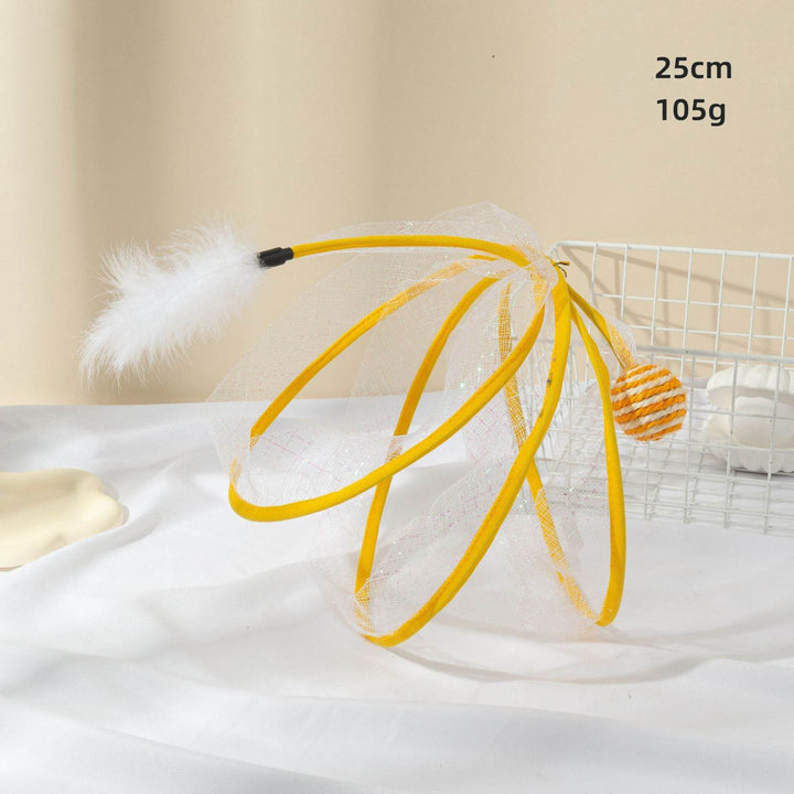 Cat Tunnel with Feather Mouse – Fun & Durable Playtime - Aussie Pets Store