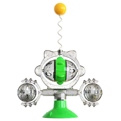 Cat Pinwheel Toy – Interactive Leaky Ball Feeder - Aussie Pets Store