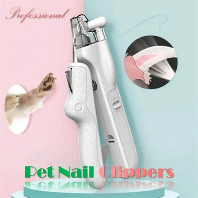 Pet Nail Clippers with LED Light – Safe & Precise Trimming! 🐾 - Aussie Pets Store