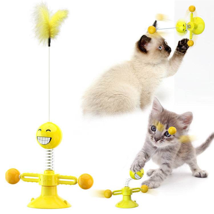 Cat Rotating Windmill Multi-Function Toy - Aussie Pets Store