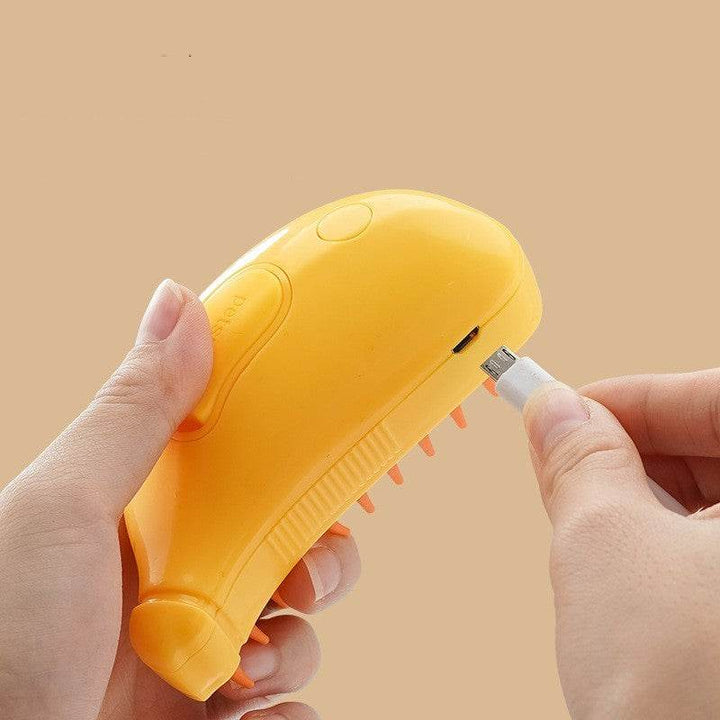 3-in-1 Pet Steam Brush – Groom, Clean & Massage Your Pet in One Go! 🐾 - Aussie Pets Store