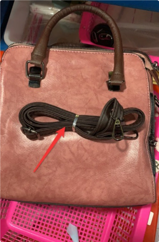 Leather Tassel Handbag