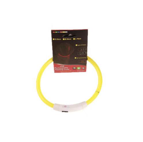 🌟 USB Rechargeable Flashing Pet Safety Collar – Glow in the Dark! - Aussie Pets Store