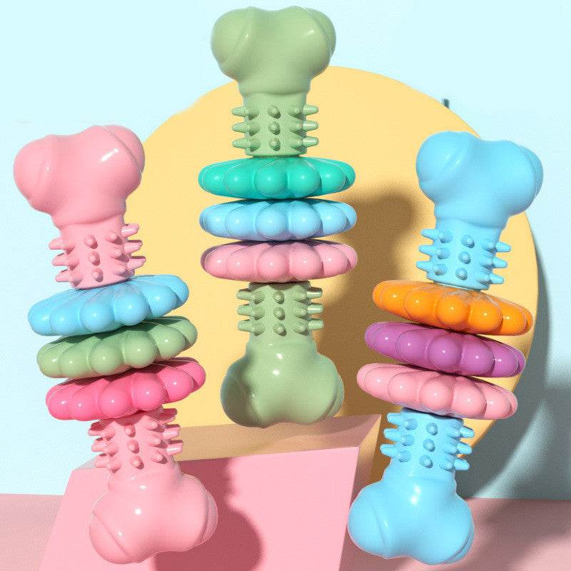 Indestructible Dog Bone Chew Toy – Tough, Fun & Teeth-Cleaning! - Aussie Pets Store