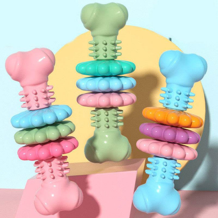 Indestructible Dog Bone Chew Toy – Tough, Fun & Teeth-Cleaning! - Aussie Pets Store