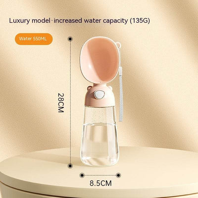 2-in-1 Design Portable Pet Water Bottle & Food Container - Aussie Pets Store