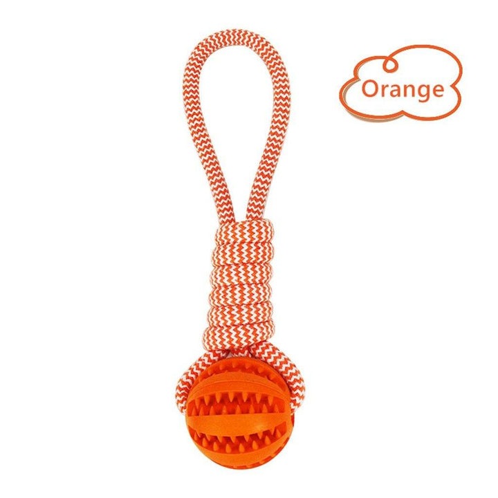 Interactive Dog Toy Balls – Treat & Chew Rope Rubber Balls 🐾 - Aussie Pets Store