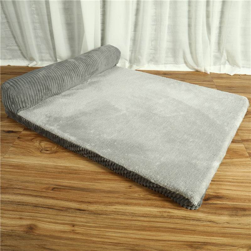 Corduroy Pet Sofa – Cozy & Supportive Dog Bed - Aussie Pets Store