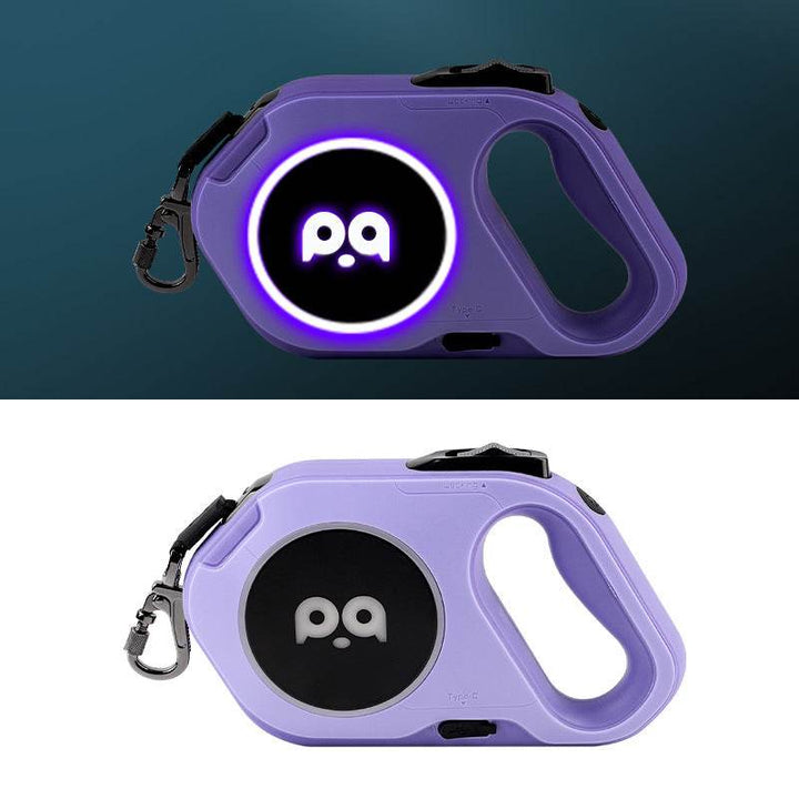 New LED Light Retractable Dog Leash – Walk in Style & Safety! - Aussie Pets Store