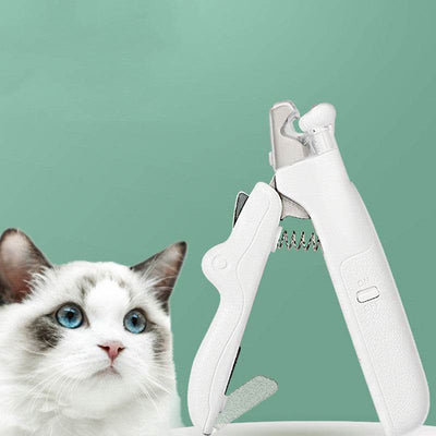 Pet Nail Clippers with LED Light – Safe & Precise Trimming! 🐾 - Aussie Pets Store