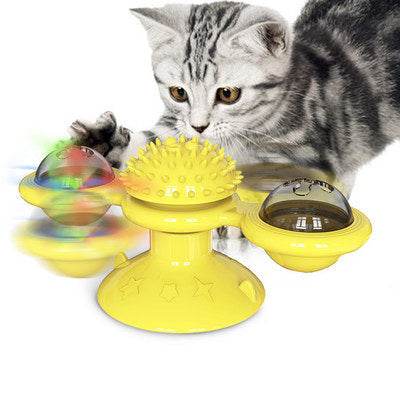 Cat Rotating Windmill Multi-Function Toy - Aussie Pets Store