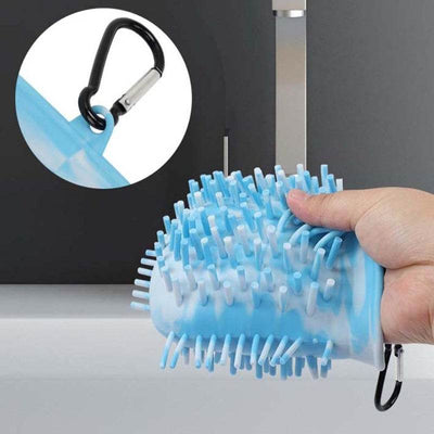 2-in-1 Dog Paw Cleaner & Grooming Brush – Keep Your Home Mud-Free! - Aussie Pets Store