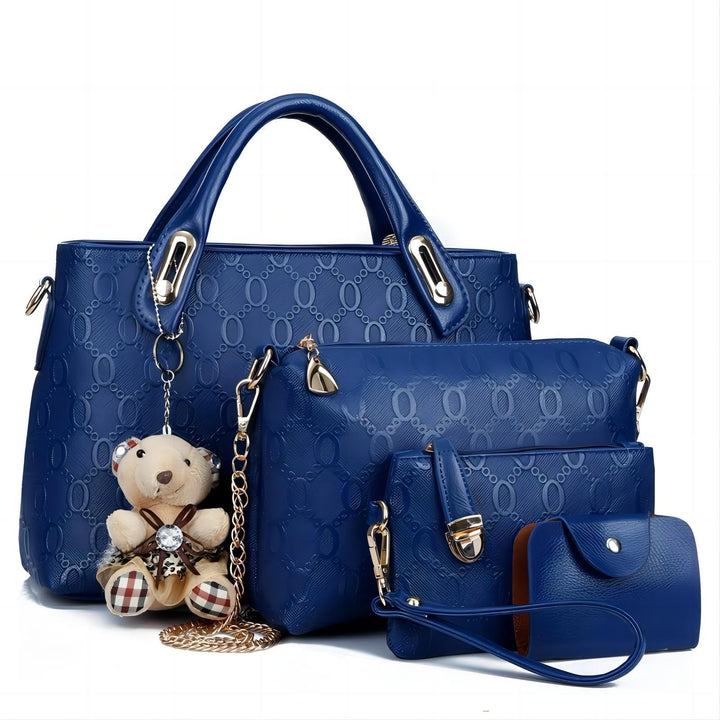 Leather Handbag Set
