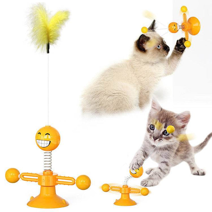 Cat Rotating Windmill Multi-Function Toy - Aussie Pets Store