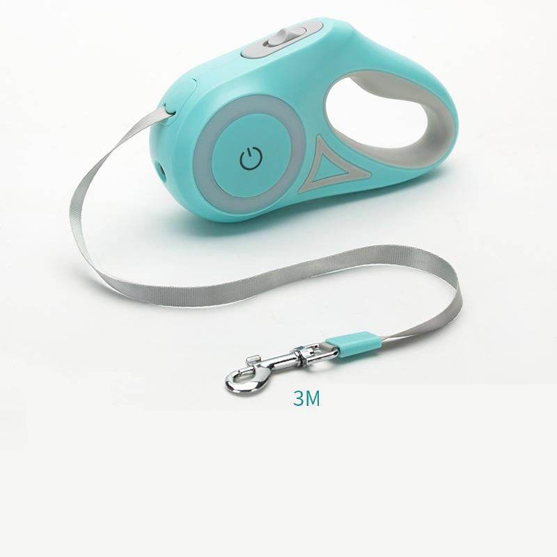 Dog Leash Retractable Leash And Dog Collar Spotlight Automatic Pet Dog Cat Traction Rope For Small Medium Dogs Pet Product - Aussie Pets Store