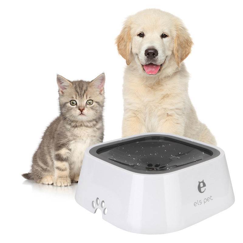 1.5L Cat Dog Water Bowl Carried Floating Bowl Anti-Overflow Slow Water Feeder Dispenser Pet Fountain ABS&PP Dog Supplies - Aussie Pets Store