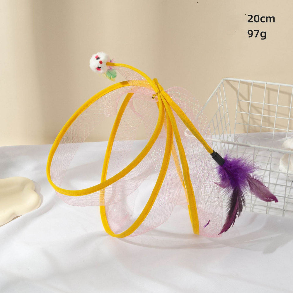 Cat Tunnel with Feather Mouse – Fun & Durable Playtime - Aussie Pets Store