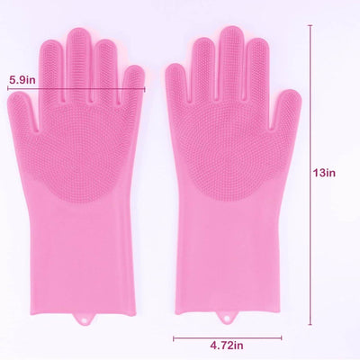 Durable Pet Grooming Gloves – The Ultimate 5-Finger Massage & Bathing Tool! 🐾 - Aussie Pets Store