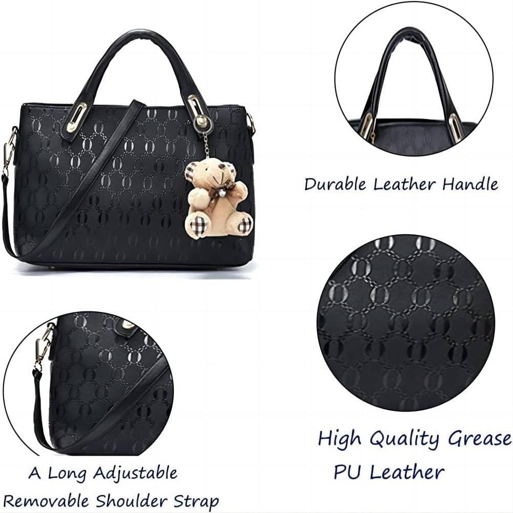 Leather Handbag Set