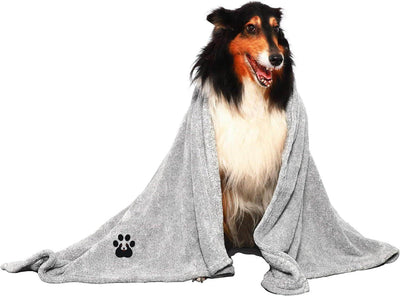 Super Absorbent Dog Bath Towel – Fast Drying & Ultra Soft! 🐾 - Aussie Pets Store