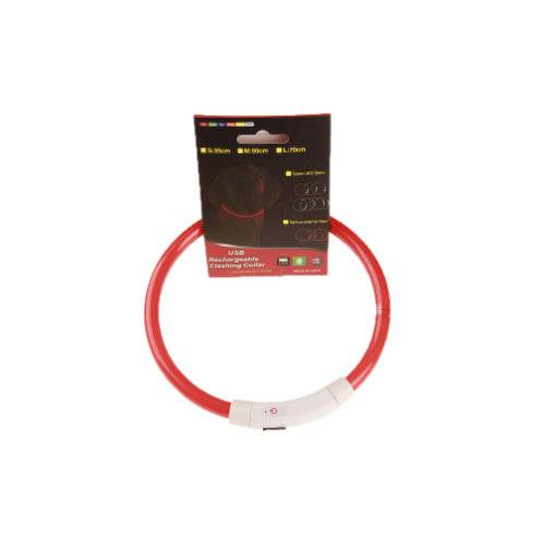 🌟 USB Rechargeable Flashing Pet Safety Collar – Glow in the Dark! - Aussie Pets Store
