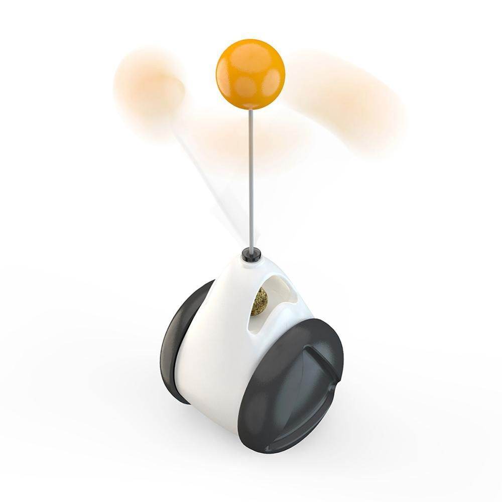 Colorful Smart Interactive Cat Toy – 360° LED Rotating Ball 🎾✨ - Aussie Pets Store