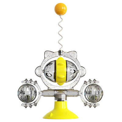 Cat Pinwheel Toy – Interactive Leaky Ball Feeder - Aussie Pets Store