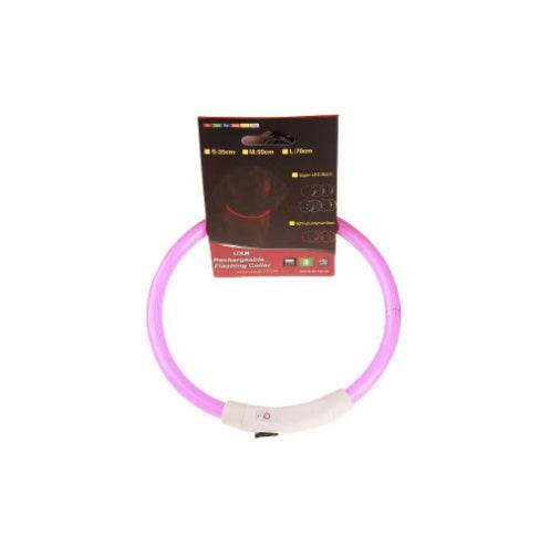 🌟 USB Rechargeable Flashing Pet Safety Collar – Glow in the Dark! - Aussie Pets Store