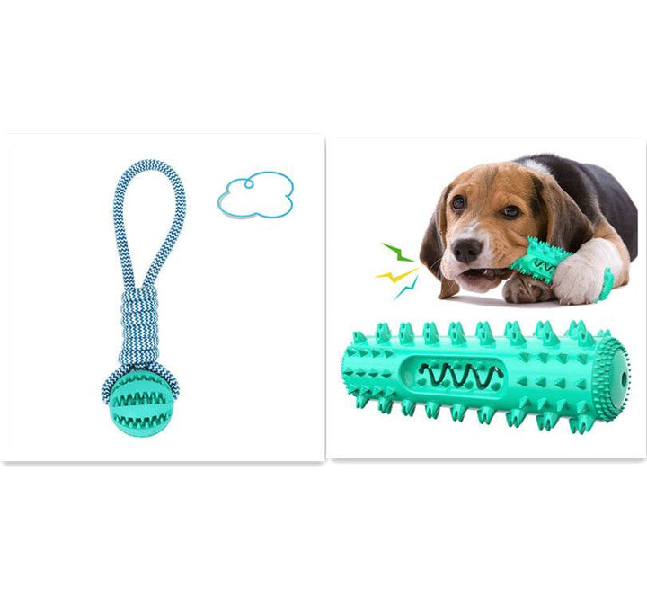 Interactive Dog Toy Balls – Treat & Chew Rope Rubber Balls 🐾 - Aussie Pets Store