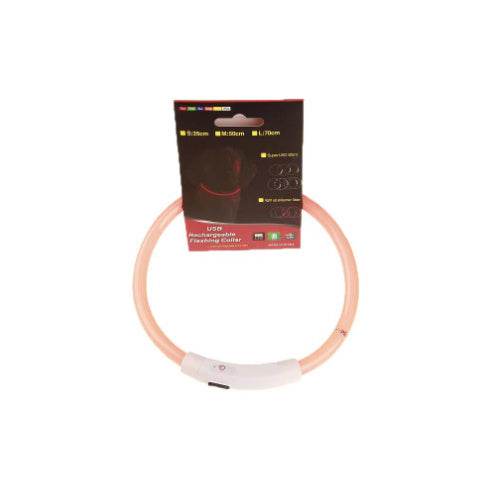 🌟 USB Rechargeable Flashing Pet Safety Collar – Glow in the Dark! - Aussie Pets Store