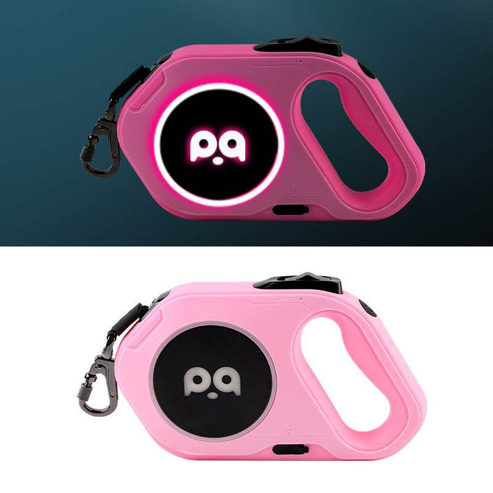 New LED Light Retractable Dog Leash – Walk in Style & Safety! - Aussie Pets Store