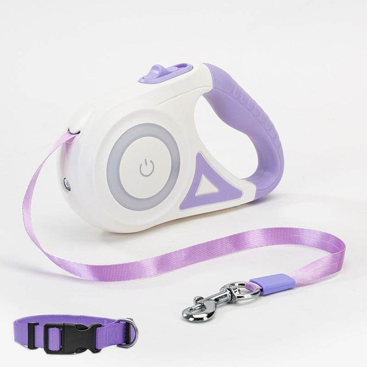 Dog Leash Retractable Leash And Dog Collar Spotlight Automatic Pet Dog Cat Traction Rope For Small Medium Dogs Pet Product - Aussie Pets Store