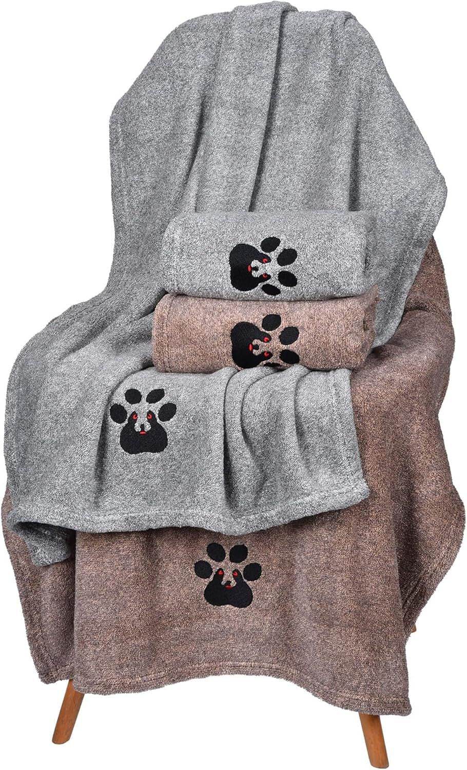 Super Absorbent Dog Bath Towel – Fast Drying & Ultra Soft! 🐾 - Aussie Pets Store